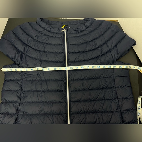 Cotes of London Navy puffer vest THE ST BARTS | DOWN VEST INAVY size 2X - Picture 8 of 11